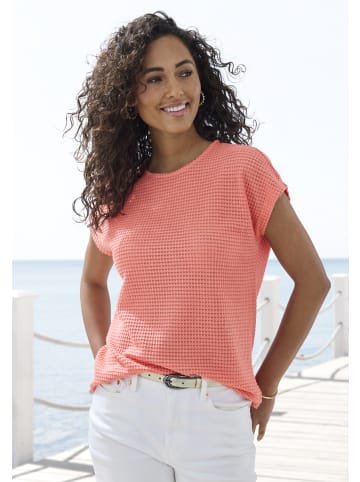 Vivance Kurzarmshirt in apricot
