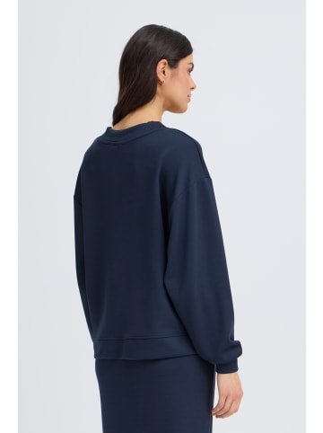 Fransa Sweatshirt FRAURORA Loose fit in Navy Blazer