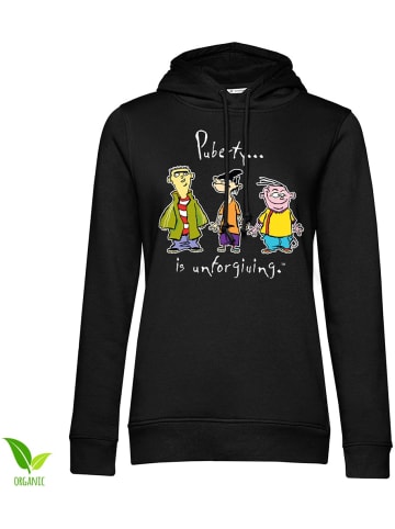 Cartoon Network Hoodie "Puberty Is Unforgiving Girly Hoodie" in Schwarz