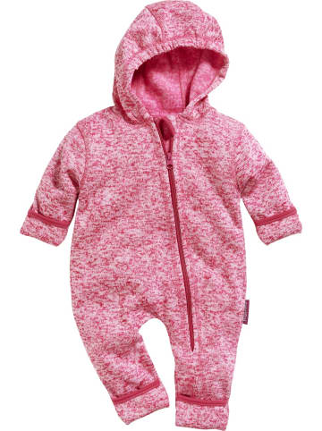 Playshoes Strickfleece-Overall in Pink