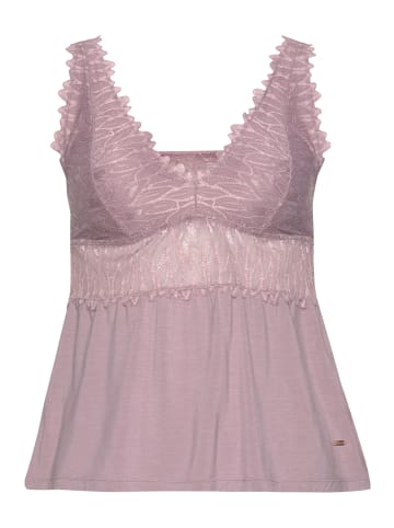 LASCANA Spitzentop in mauve