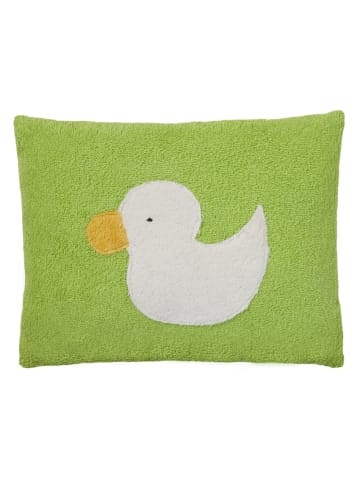 Efie Kissen Ente, 2er Set, Grün und Blau, Made in Germany