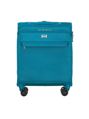 Wittchen Suitcase from polyester material (H) 54,5 x (B) 40,5 x (T) 21 cm in Türkis