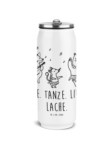 Mr. & Mrs. Panda Wasserflasche Waldtiere Aloha mit Spruch in Weiß