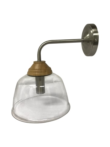 home24 Wandleuchte Fauna in Durchsichtig