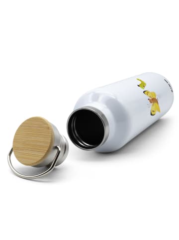 Mr. & Mrs. Panda Thermo-Trinkflasche Raupe Schmetterling ohne Sp... in Weiß