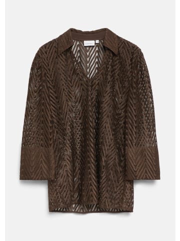 comma Bluse in 8943_dunkelbraun