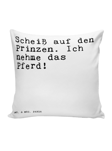 Mr. & Mrs. Panda Sofakissen Problem auf den Prinzen.... mit Spruch in Weiß