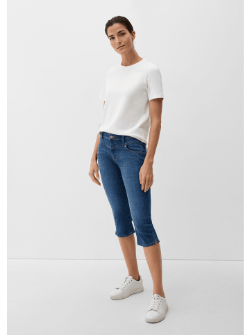 s.Oliver Jeans-Hose 3/4 in Blau