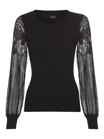 Laura Scott Rundhalspullover in schwarz