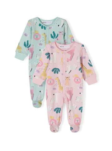 Minoti 2er. Set: Strampler 24babypack20 in mint