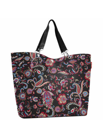 Reisenthel XL - Shopper 65 cm (teddy leo olive) in paisley black