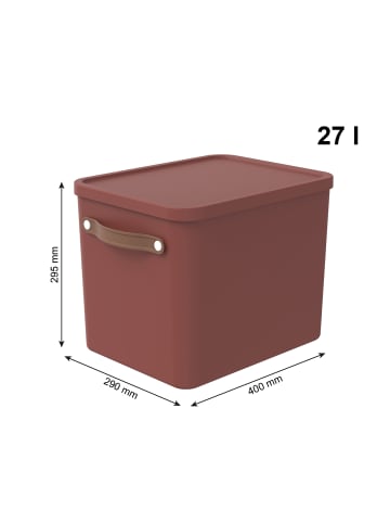 Rotho 2er-Set Aufbewahrungsbox Maloja 27l