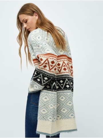 DESIRES Strickjacke in Mineral Grey