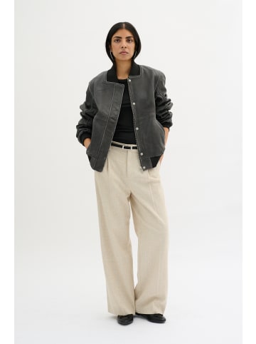 My Essential Wardrobe Lederjacke GiloMW Loose fit in Medium Grey Retro Wash