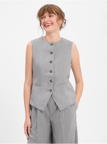 SAMSOE & SAMSOE Weste Saruma in grau - 0001