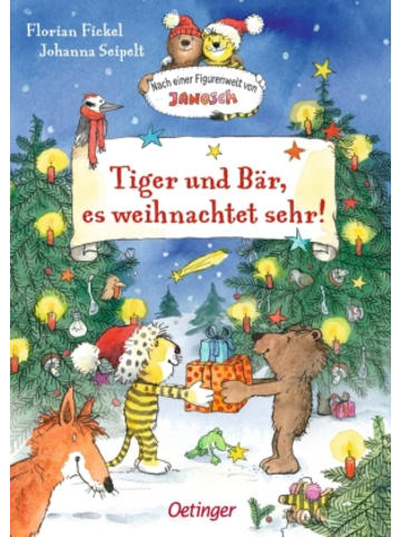 Oetinger Buch - Nach einer Figurenwelt von Janosch. Tiger und Bär, es weihnachtet s
