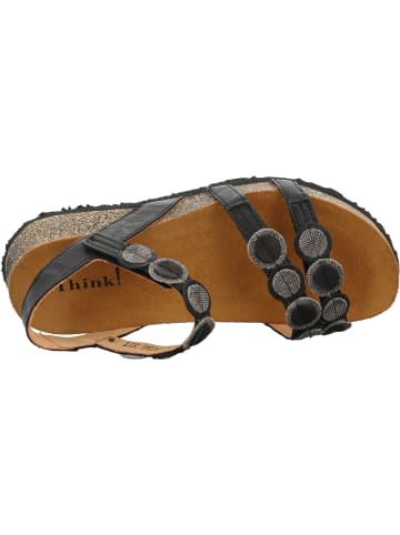 Think! Riemchensandale KOAK DAMEN in Schwarz/Kombi