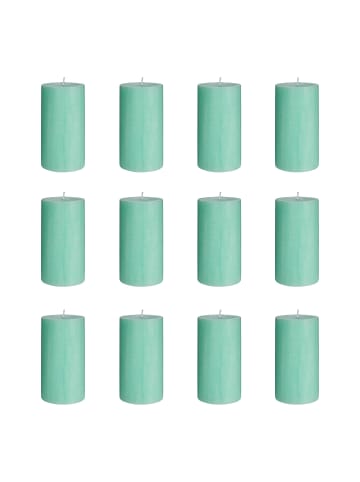 Butlers Stumpenkerze RUSTIC 12er-Set in Mint
