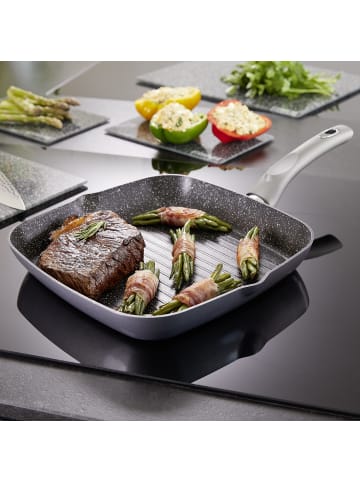 Stoneline Gourmundo Grill-Eckpfanne 28 x 28 cm in Grau