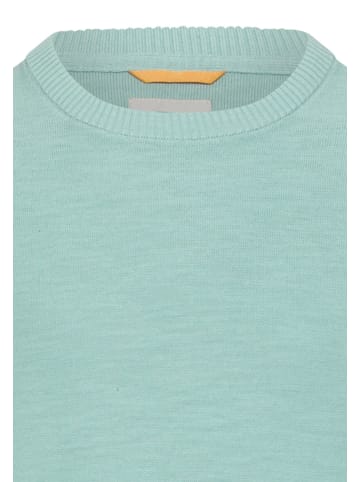 Camel Active Strickpullover aus reiner Baumwolle in Ozean Grün