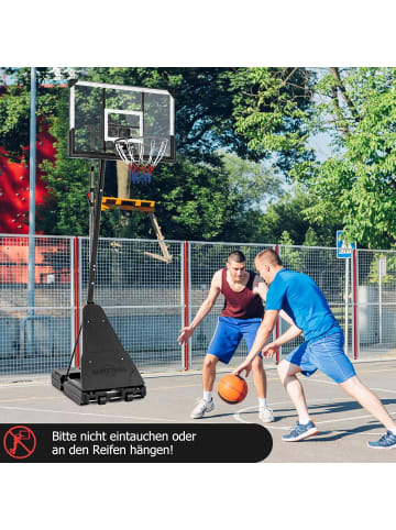 COSTWAY Basketballkorb Outdoor in Schwarz