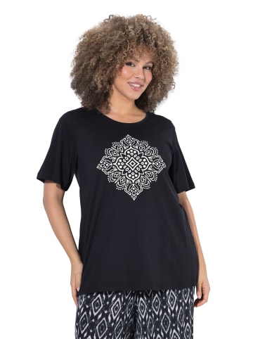 Ulla Popken Shirt in schwarz