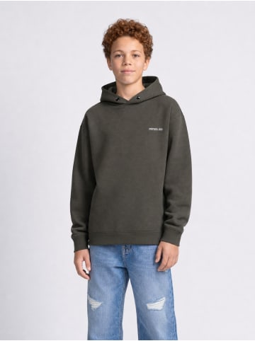 Petrol Industries Lockerer Hoodie mit Print ironrun in Grau