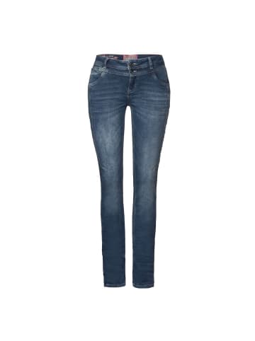 Street One Jeans in knitted mid indigo wash