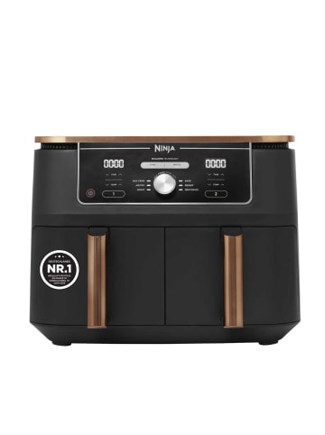 NINJA Foodi MAX Dual Zone Heißluftfritteuse 9,5 l 6-in-1 Kupfer/Schwarz