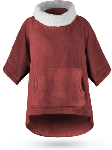 normani Weicher Oversize Kuschelpullover in Burgund