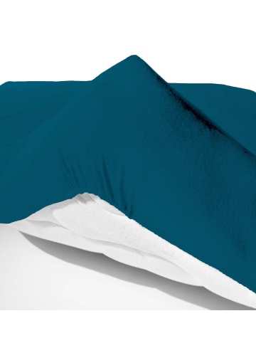 JACK Biber Spannbettlaken Spannbetttuch in Smaragd