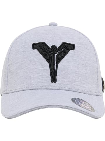 Carlo Colucci Baseball Cap Comba in Grau Meliert