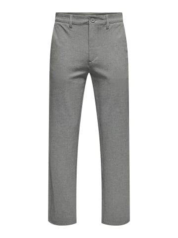 ONLY & SONS Chino Hose in Medium Grey Melange 1