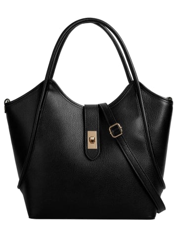 Forty degrees Shopper CALDRINA - L echt Leder in schwarz
