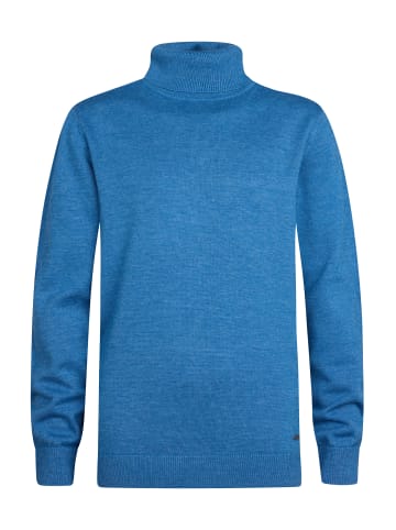 Petrol Industries Stehkragenpullover Yellowstone in Blau