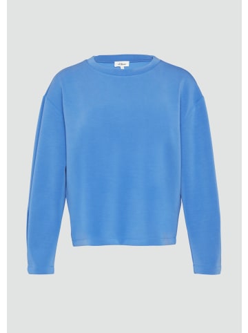 s.Oliver Sweatshirt in 5513_royalblau