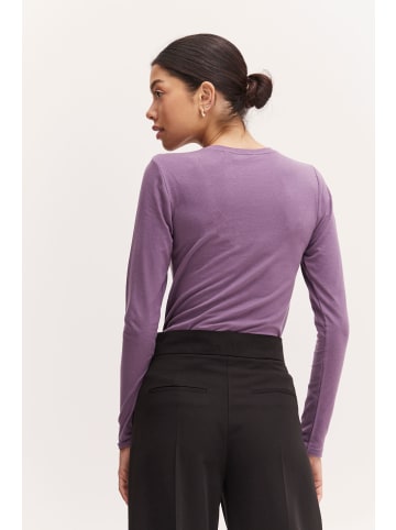 b.young Sweatshirt BYPAMILA LS TSHIRT -20807594  Basic Longsleeve in Lila