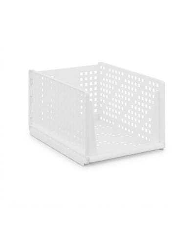 relaxdays 3 x Schrank Organizer in Weiß - (B)33,5 x (H)24,5 x (T)43,5 cm