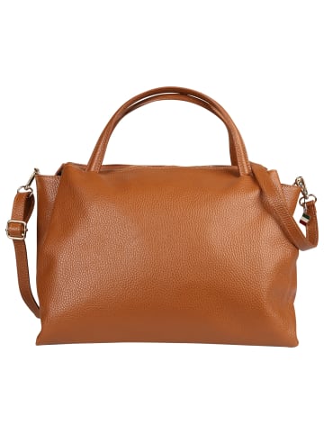 Florence Florence Handtasche Leder tan, hellbraun ca. 36cm