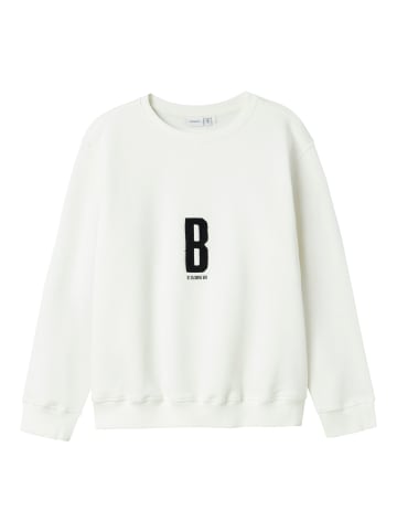 name it Sweatshirt NKMONSLO LS NREG SWE BRU in cloud dancer