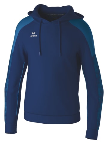 erima Herren Kapuzensweat in new navy/mykonos blue