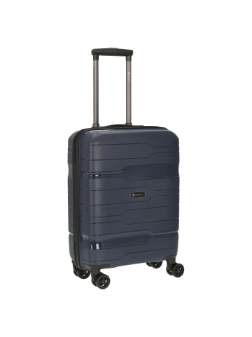 Check.In Memphis - 4-Rollen-Kabinentrolley 55 cm (blau) in blau