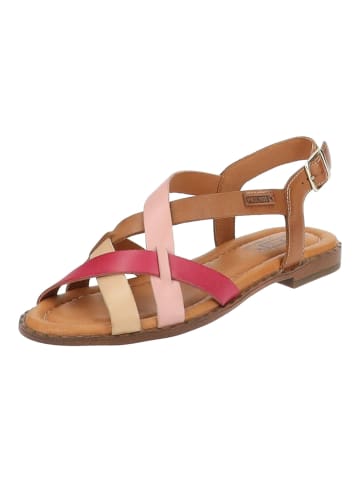 Pikolinos Sandalen in Beige/Rosa