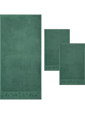Erwin Müller Frottier-Set 3-teilig in dunkelgrün