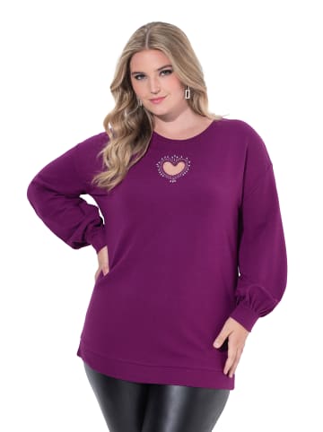 MIAMODA Sweatshirt in beerenpink
