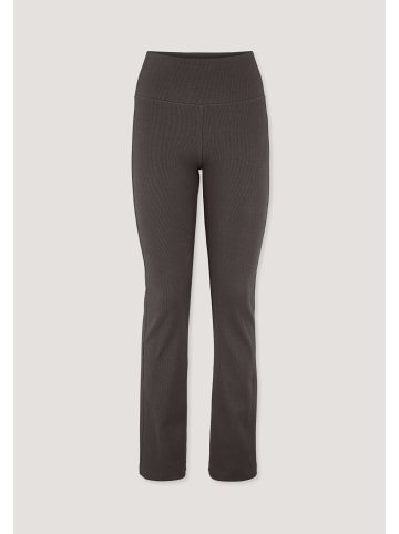 Hessnatur Rib Leggings in dunkles mauve