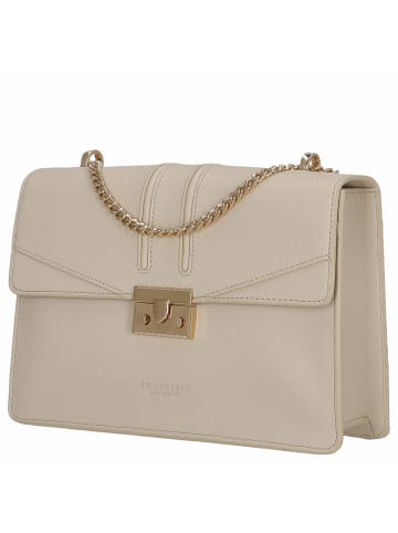 Seidenfelt Roros Big - Schultertasche 28 cm (oxblood/gold) in tofu beige