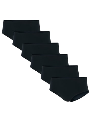 adidas Slip 6er Pack in Schwarz