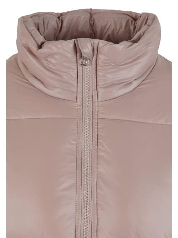 Urban Classics Urban Classics Ladies Recycled Short Shiny Puffer Jacket in duskrose